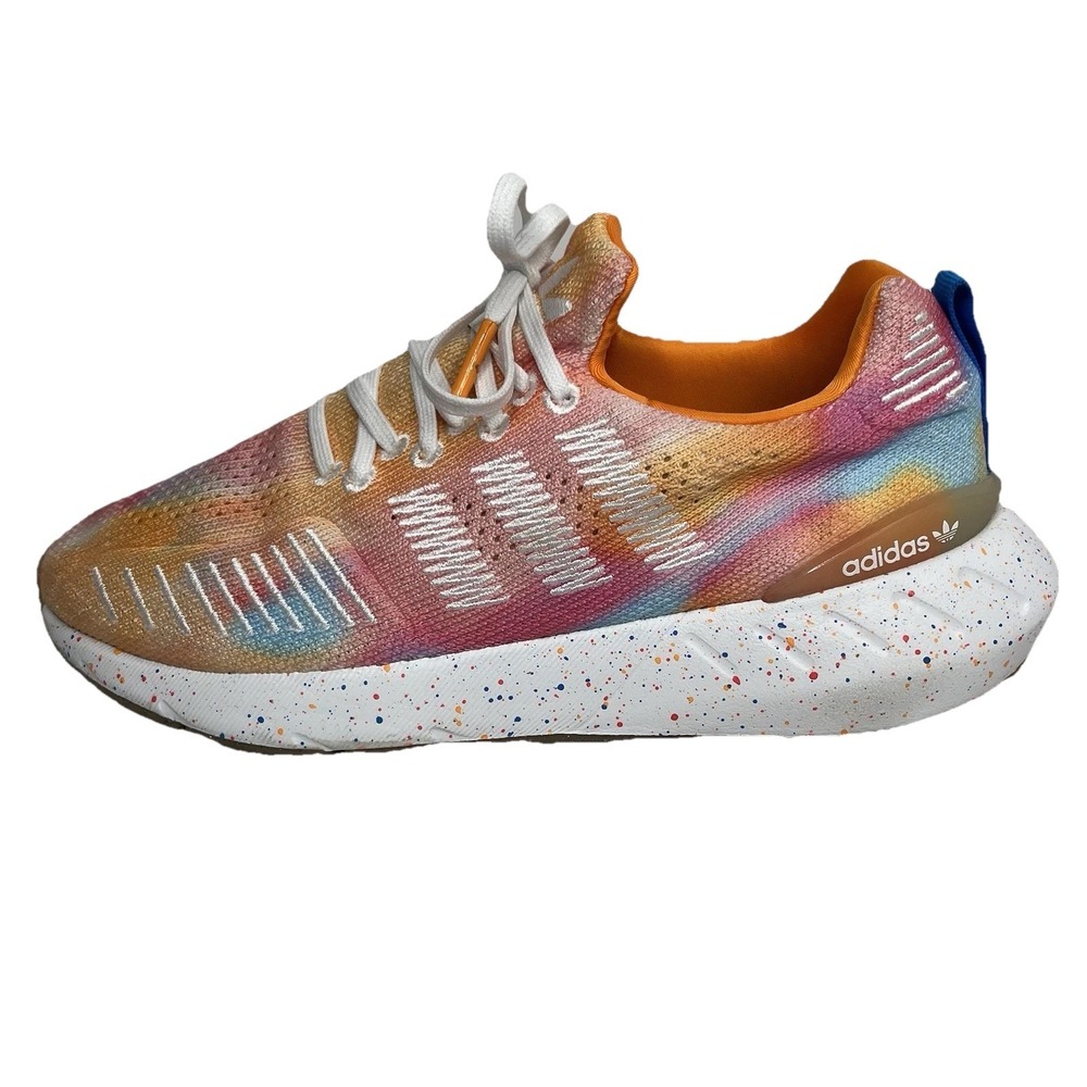 Adidas Swift Run ORANGE RUSH Women's Size‎ 6.5 y2K Retro colorful Athleisure